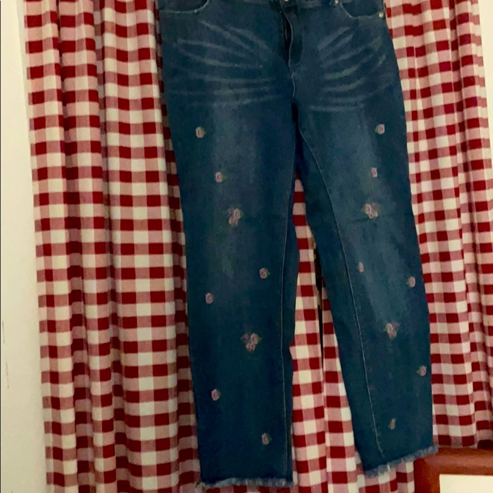 BOGO Sweet embroidered jeans